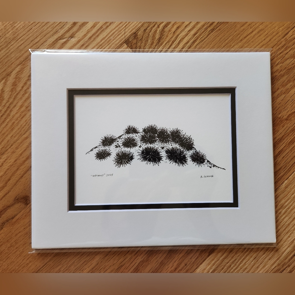 8"x10" Black and White Art Print